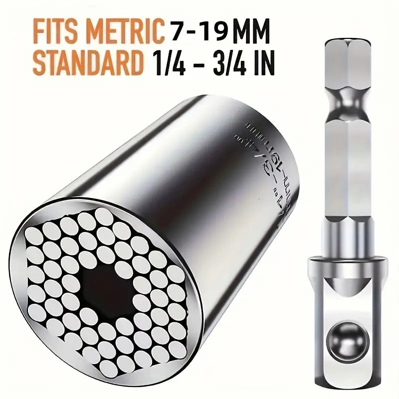 Llave de torque universal 7-19mm Hexagonal Multi-funcional Socket universal
