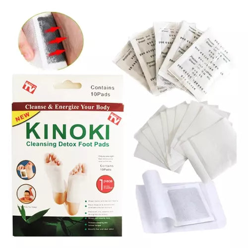 100 Parches Desintoxicantes Para Pies Kinoki