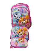 Mochila Escolar Lapicera Lonchera Térmica 3piezas Mochilas Para Niños Primaria Con Gran Capacidad Dibujo 3D Paw Patrol
