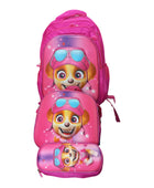 Mochila Escolar Lapicera Lonchera Térmica 3piezas Mochilas Para Niños Primaria Con Gran Capacidad Dibujo 3D Paw Patrol