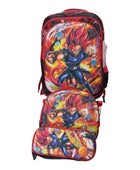 Mochila Escolar Lapicera Lonchera Térmica 3piezas Mochilas Para Niños Primaria Con Gran Capacidad Dibujo 3D Dragon Ball