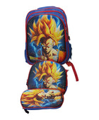Mochila Escolar Lapicera Lonchera Térmica 3piezas Mochilas Para Niños Primaria Con Gran Capacidad Dibujo 3D Dragon Ball