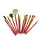 Kit Brochas Pelo Sintético Para Maquillaje Con Estuche 12pzs