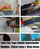 Flex Tape Cinta Adhesiva Caucho Tapa Fugas Resistente 10cm